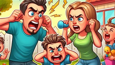تعرض الأطفال للصراخ من قبل والديهم يجعلهم أكثر عرضة للإصابة بأمراض نفسية
