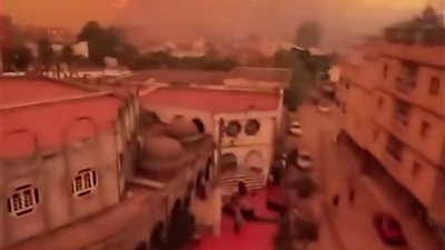 حريق كبير 